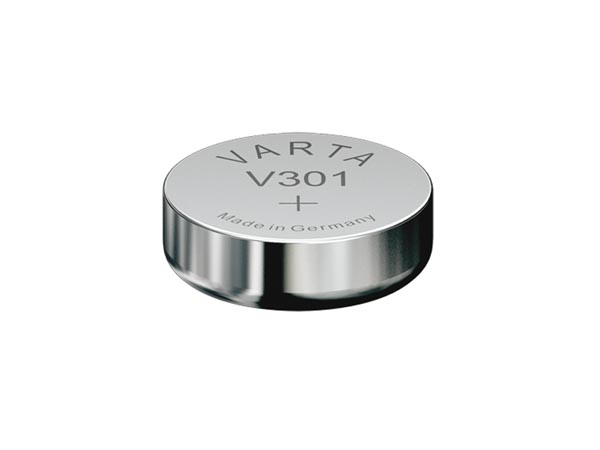 Pile bouton oxyde d'argent 1.55v 115ma (11.6 x 4.2mm) sr1142sw / varta 301.801.111