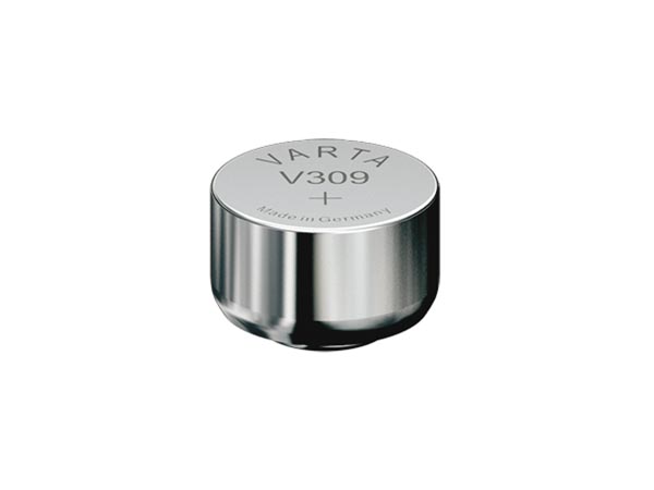 Pile bouton oxyde d'argent 1.55v 70ma (7.9 x 5.4mm) sr754sw / varta 309.801.111