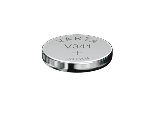 Pile bouton oxyde d'argent 1.55v 11ma (7.9x 1.4mm) sr714sw/v341 varta 341.801.111