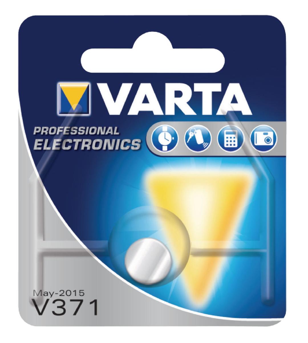 Pile bouton V371 371 SR920SW SR69 Oxyde d'argent VARTA