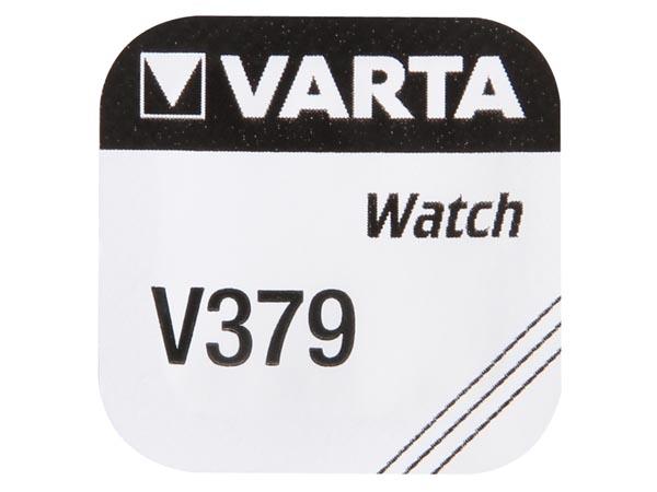 Pile bouton oxyde d'argent Varta 379