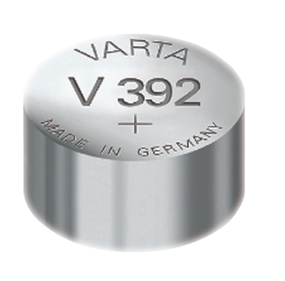 Pile bouton oxyde d'argent 1.55v 38ma (7.9 x 3.6mm) sr41sw/ varta 392.801.111