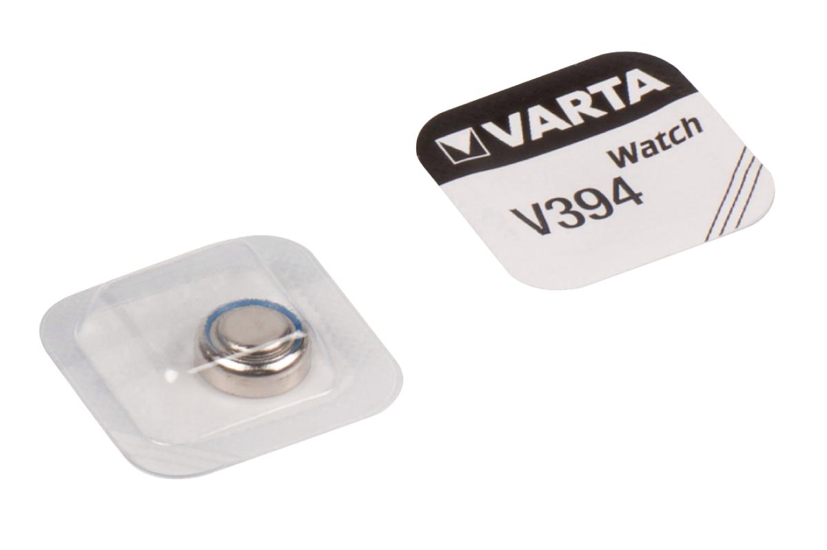 E44-Pile bouton oxyde d'argent 1.55v 30ma (9.5 x 2.1mm) sr920sw/sr69sw/varta  371.801.111 à 1,50 €