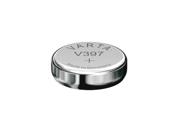 Pile bouton oxyde d'argent 1.55v 30ma (7.9x 2.6mm) sr726sw/sr59sw/varta.397.801.111