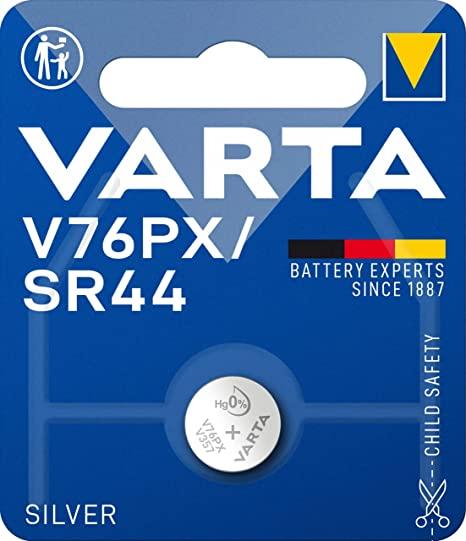 E44-Pile bouton oxyde d'argent 1.55v 85ma (11.6 x 3.05mm)  sr1130w/v10gs/varta 389.101.111 à 1,90 €