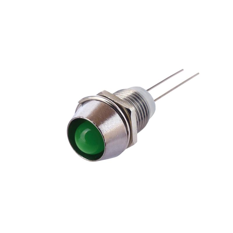 Voyant led chrome 5mm vert