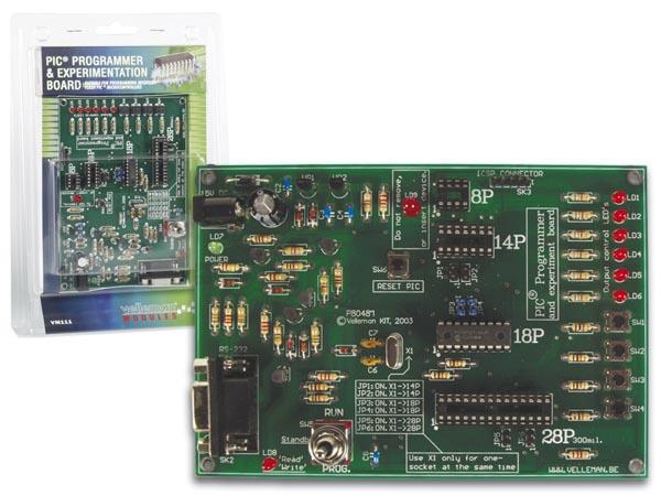 Programmateur pic« et tableau d'experimentation