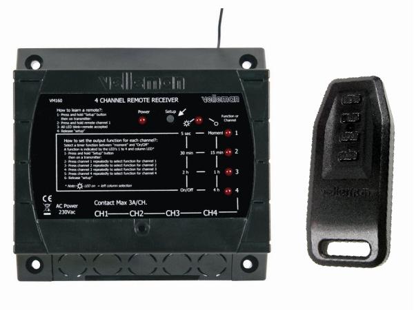Ensemble de commande ? distance 4 canaux rf