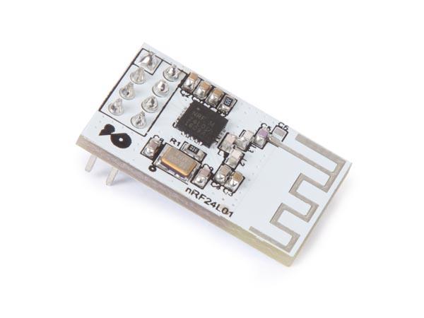 Module nrf24l01 2.4ghz transceiver sans fil / 2 pièces / faible consommation/ portée émission 250m