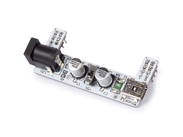 Module d'alimentation pour breadboard - 2 canaux - 3.3 v / 5 v