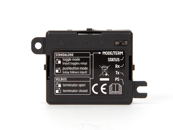 Module relais miniature à 1 canal avec contact inverseur (pour fonctionnement velbus et autonome)