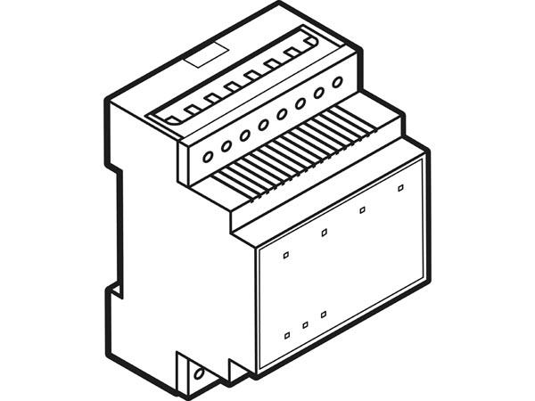 Module de controle pour volets roulants a 2 canaux