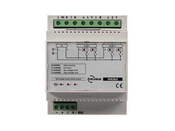 Module de controle pour volets roulants a 2 canaux
