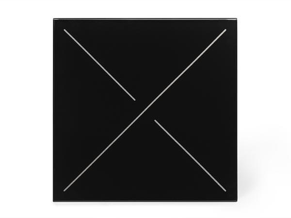 Module de commande edge lit avec 1 touche tactile, noir mat