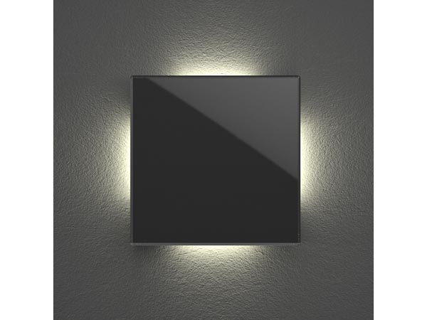 Module de commande edge lit avec 1 touche tactile, noir mat