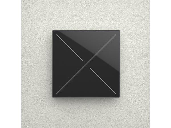 Module de commande edge lit avec 4 touches tactiles, noir mat