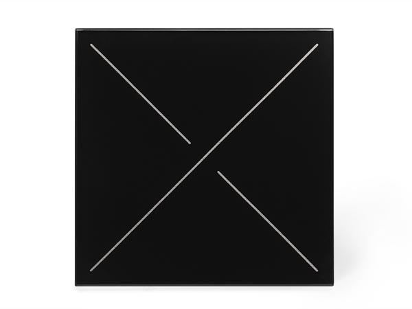 Module de commande edge lit avec 4 touches tactiles, noir mat