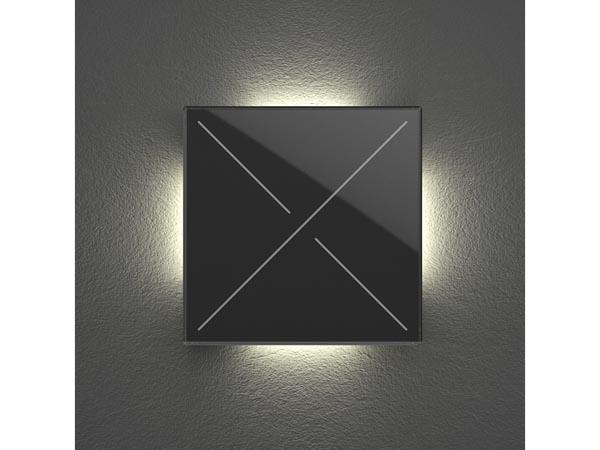 Module de commande edge lit avec 4 touches tactiles, noir mat