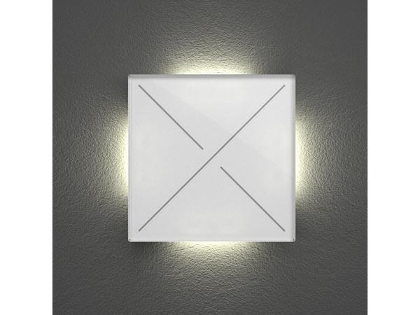 Module de commande edge lit avec 4 touches tactiles, pur blanc mat