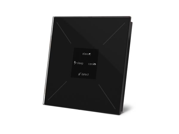 Module de commande edge lit à écran oled et avec contrôleur de température, noir mat