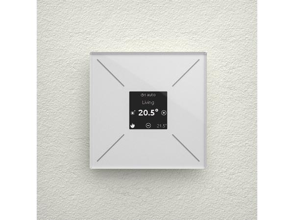 Module de commande edge lit à écran oled et avec contrôleur de température, pur blanc mat