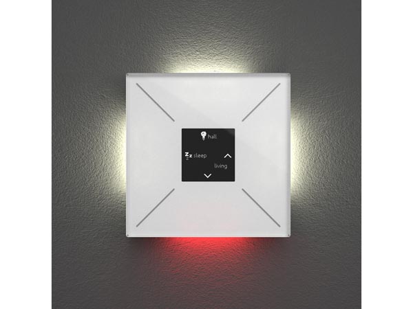 Module de commande edge lit à écran oled et avec contrôleur de température, pur blanc mat
