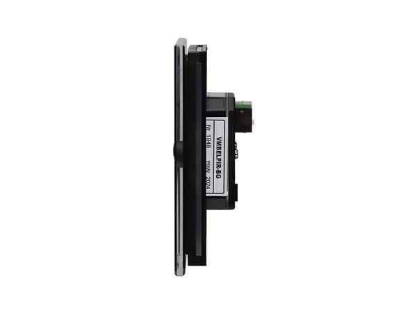 Module de commande edge lit avec détecteur de mouvement et de crépuscule, noir brillant