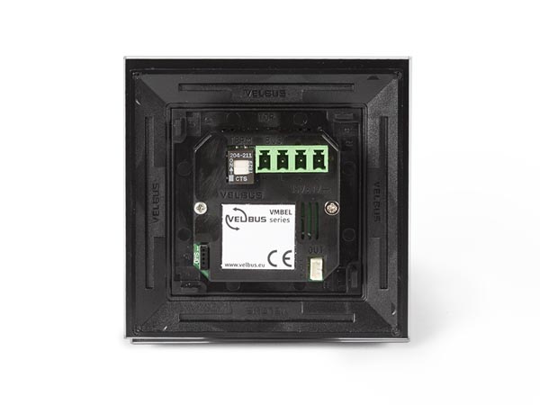 Module de commande edge lit avec détecteur de mouvement et de crépuscule, noir brillant