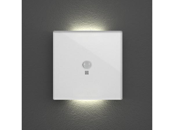 Module de commande edge lit avec détecteur de mouvement et de crépuscule, pur blanc mat