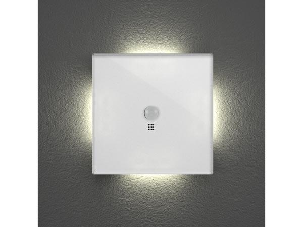 Module de commande edge lit avec détecteur de mouvement et de crépuscule, pur blanc mat