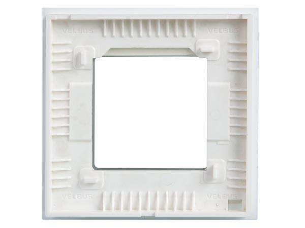 Plaque de recouvrement en verre pour bticino® livinglight, blanc