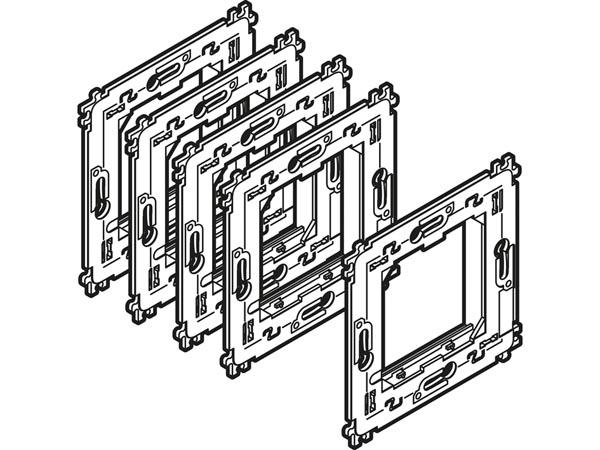 Jeu de réserve de 5 supports pour vmbgp (modèle pré 2020), standard à vis