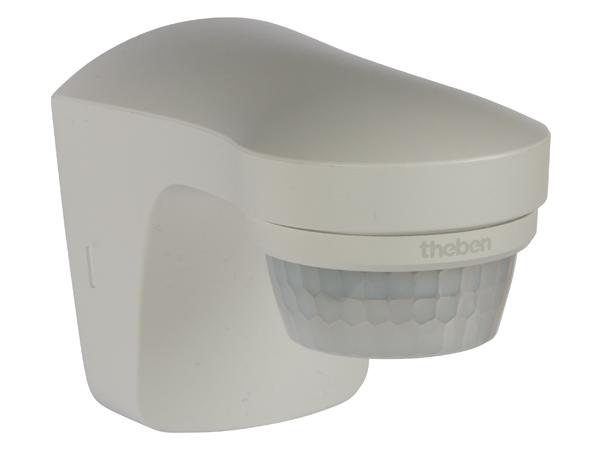 Détecteur de mouvement et de crépuscule avec capteur de température pour l'extérieur, blanc