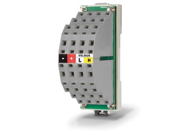 Connecteur de distribution pour câbles bus pour rail din