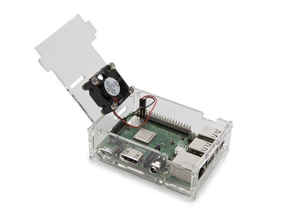 Boitier transparente pour raspberry Pi3