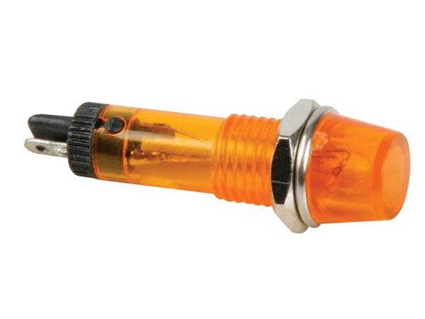 Voyant rond 220v orange d=8mm