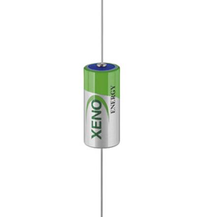 Pile lithium 3.6v 1650ma 2/3aa (33.5x14.5mm) sorties axiales (er14335)