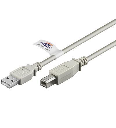 E44-Cordon informatique usb a male 2.0 hi-speed / usb a male 2.0 hi-speed  l= 1.80m à 3,00 €