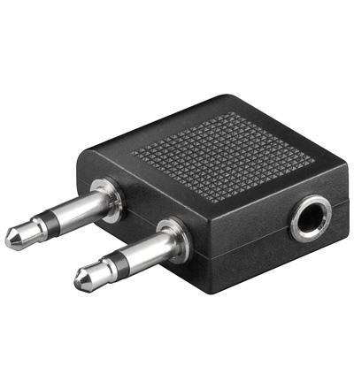 E44-Adaptateur audio-video jack 3.5mm male stereo / jack 6.35mm femelle  stereo à 1,50 €