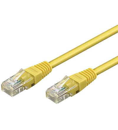 Cat 5-050 utp yellow 0.50m