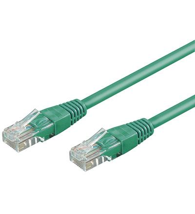 Cat 5-100 utp green 1m