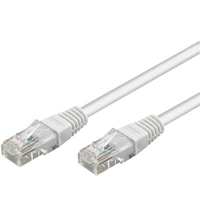 Cat 5-100 utp white 1m