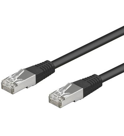 Cat 5-100 ftp black 1m