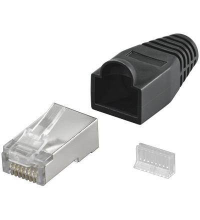 Adaptateur RJ45 8p8c male vers RJ11 6p4c femelle Boitier distribution  modulaire reseau