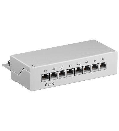 Panneau de brassage cat6e 8 ports