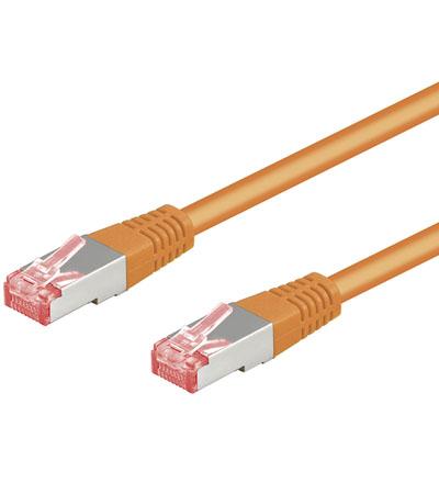 Cat 6-025 sstp pimf orange 0.25m