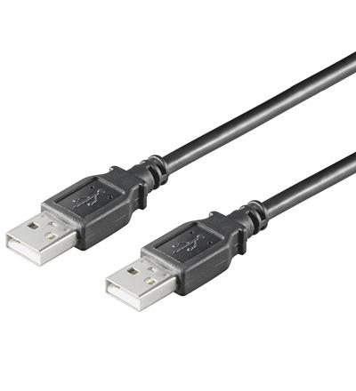 E44-Cordon informatique usb a male 2.0 hi-speed / usb a male 2.0 hi-speed  l= 1.80m à 3,00 €