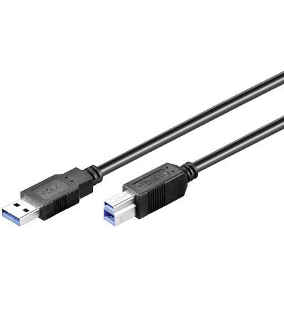 Cordon informatique usb à mâle 3.0 / usb b mâle 3.0 l=3m