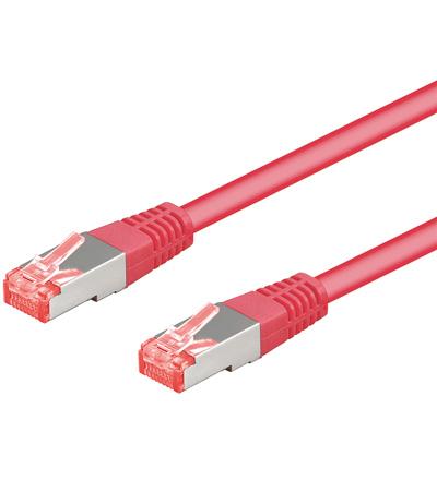 Cat 6a-050 sstp pimf magenta 0.50m