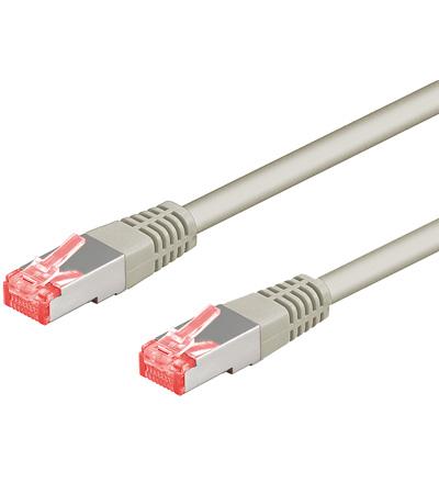 Cat 6a-100 sstp pimf grau 1m